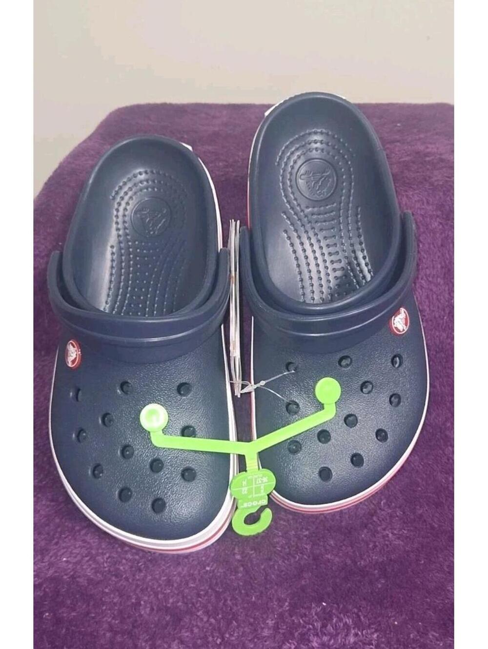 Kid's Crocs Unisex Crocband Clog Blue Size 4 NWT